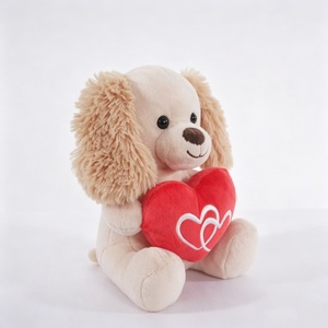 Peluche de chien personnalisée tenant un cœur, peluche de panda, animal en peluche panda - Product Image 4