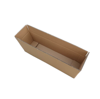 Caja de cartón corrugado de 5 capas de 10x10x48cm de altura para envío
