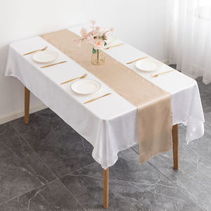 Camino de mesa personalizado barato para decoración de Bodas de hotel de lujo, camino de mesa para bodas - Product Image 1