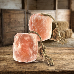 Bloques de Sal Rosa del Himalaya Natural de Primera Calidad en Forma de Cubo para Lamer, con Cuerda para Colgar, para Alimentación de Caballos y Perros, Certificado ISO - Product Image 1