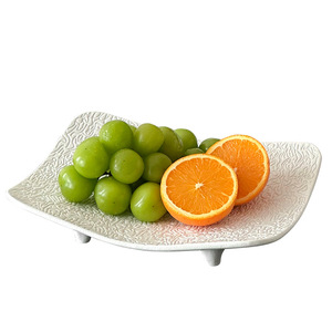 Ceramic Elevated Modern Minimalist Fruit <strong>Serving</strong> <strong>Plate</strong> <strong>Creative</strong> Dish Light Luxury Home High-Value Living Room Sophisticated - Product Image 5