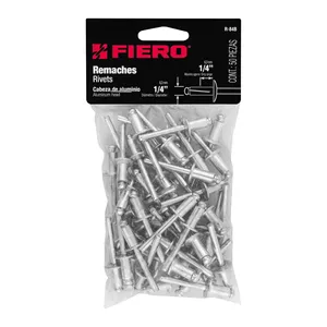 Borsa Master con 42 unità con 50 rivetti in alluminio 1/4 'x 1/4', ala 1/2' - Product Image 4