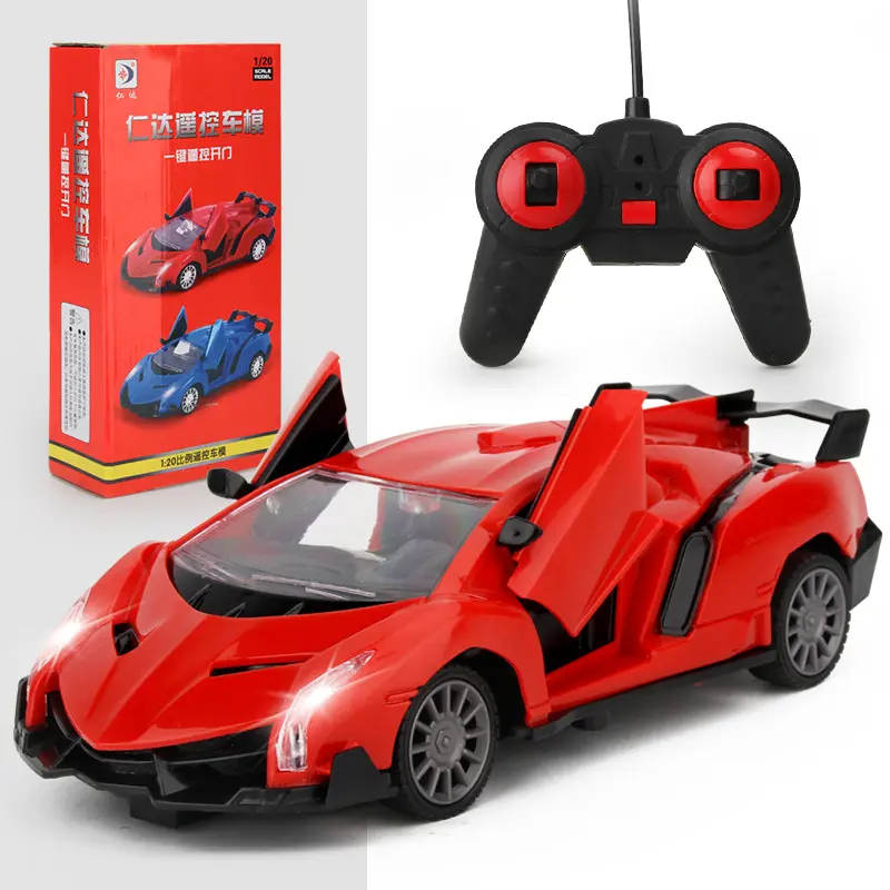 Neues Design Kunststoff Cool Light Musik Zwei-Wege-Mini Racing Kinder Fernbedienung Spielzeug 1:20 Bagatti Rc Auto