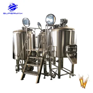 Small Household Semi-Auto Beer Equipment 500 Liter Liters Beer Brewing Equipment Turnkey Project