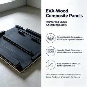Placa de Soporte Interior para Caja de Herramientas de Alta Resistencia, Reforzada y Engrosada, de Madera Contrachapada EVA, Tamaño Personalizado - Product Image 5