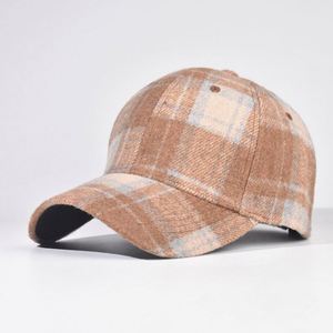 Gorra de Béisbol a Cuadros de Tweed Británico Clásico, Moderna y a la Moda, 24 Colores, para Mujer, Otoño-Invierno 2025, para Vestir Casual al Aire Libre - Product Image 5