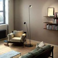 Lampe de sol en verre LED en fer au design moderne et luxueux pour salon, chevet, bureau, hôtel, haute luminosité, installation facile