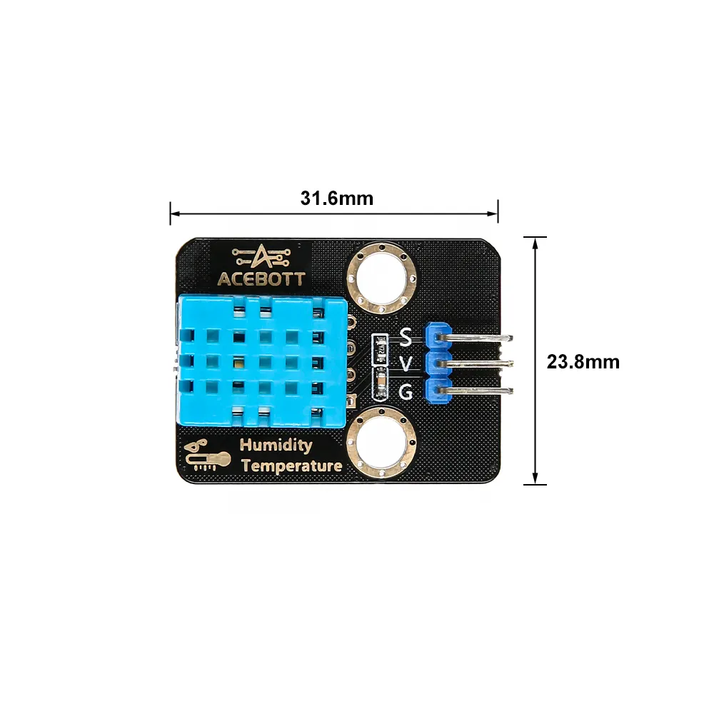ACEBOTT ดิจิตอล DHT11 โมดูลเซ็นเซอร์อุณหภูมิและความชื้นสําหรับ Arduino