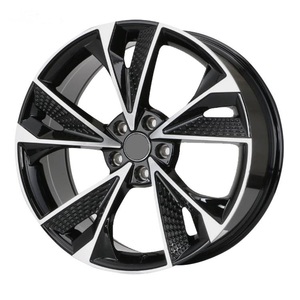 Rines de Aleación de Aluminio de Cinco Radios 5x112 para <span class=keywords><strong>Audi</strong></span> <span class=keywords><strong>A1</strong></span>/A2/A3/A4/A5/A6/A7/A8 - Acabado Negro Nuevo, Marca JZB, 1 Año de Garantía - Product Image 5
