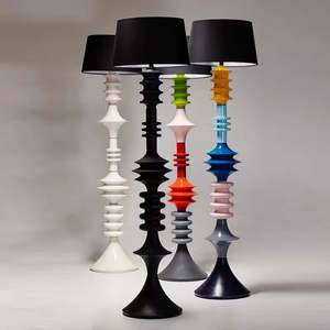 Children's Macaron Colored Cartoon Floor <b>Lamp</b> Led Light Source <b>Switch</b> Control Bedroom Living Room Lighting Fixture - Product Image 5