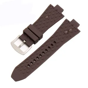 Bracelet de montre en silicone pour <span class=keywords><strong>Michael</strong></span> Kors MK9020 MK8729 MK9026 MK8184 MK8152, bracelet souple pour hommes, bracelet de remplacement, 13x29mm - Product Image 5