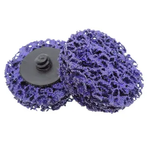 2inch Purple Paint Stripping Disc Clean And Strip Disc for Wood Abrasive Clean And Strip Disc Hook Loop Backing