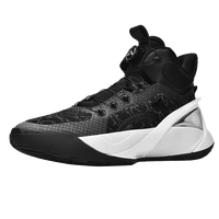 Chaussures de basket-ball montantes pour hommes, système de laçage rapide à boucle rotative, double protection TPU, légères, amortissantes, chaussures de sport performantes