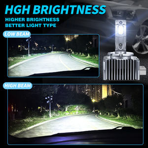 Lampadina LED Serie D Ecologica D5S D8S D2R D4R con Doppio Tubo in Rame 6500K CSP4575 Super Luminosa Canbus Ready Direttamente dalla Fabbrica 12V 24V - Product Image 2