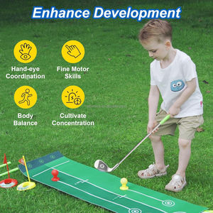 Chipping <strong>Casual</strong> <strong>Golf</strong> Training Swing Mats <strong>Game</strong> <strong>Set</strong> <strong>Golf</strong> Chipping <strong>Game</strong> <strong>Golf</strong> Putting Mat with 8 Balls Indoor Outdoor Toys for Kids - Product Image 4