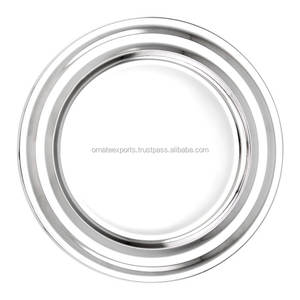 Avion radiocommandé avec plaque de chargement en aluminium, 13 pouces, ronde, Chrome - Product Image 1