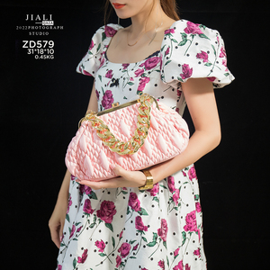 Jiali QAZA Borsa Vintage alla Moda Fai-da-Te dalla Cina Design all'Ingrosso Piccola Pochette in <span class=keywords><strong>Pelle</strong></span> per Donna Borsa <span class=keywords><strong>Nera</strong></span> - Product Image 2