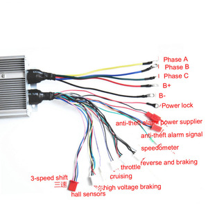 Bộ Điều Khiển Động Cơ Điện Một Chiều Không Chổi Than Công Suất Cao <span class=keywords><strong>120V</strong></span> 80a Cho Động Cơ Trung Tâm Xe Tay Ga Chạy Điện - Product Image 4
