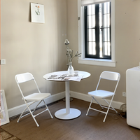 Chaise pliante moderne en plastique pour l'extérieur pour les mariages, les repas et le camping-Chaise de jardin pliable louable directement en usine