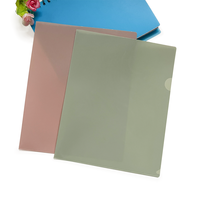 Carpeta de Presentación A4 en Forma de L, de Plástico PP, Color y Logotipo Personalizables, Portafolios Transparente
