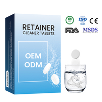 Tablette de nettoyage dentaire Tablettes de nettoyage dentaire Nettoyant pour prothèses dentaires Élimine les odeurs Aligner Onglets de nettoyage Prix