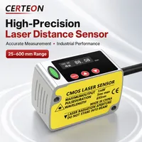 Capteur laser industriel RS485 Modbus RTU avec sortie analogique IP65 DC10-30V pour mesure précise capteur de distance laser