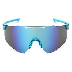 Lunettes de sport pour hommes TR90, pour vélo et activités de plein air, personnalisées, avec verres PC anti-UV400 et coupe-vent, sans monture, pour la course à pied, avec étui. - Product Image 2