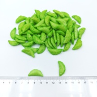 Galletas de Arroz Kakinotane Saladas Verdes, Certificadas Halal y BRC, Premium, para Distribuidores Globales, Bocadillos de Granos Inflados
