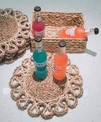 La mejor opción, manteles individuales redondos de algas marinas ecológicas, manteles decorativos navideños para platos para mesa de comedor para restaurantes - Product Image 3