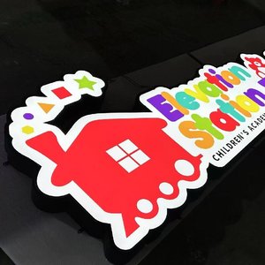 Nueva caja de luz LED de tela de acero inoxidable a la moda, caja de luz con letras LED, tienda al aire libre, tienda, letrero led personalizado para caja de luz de negocios - Product Image 5