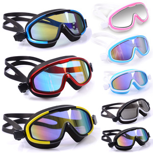 Anti-Fog Swimming Goggles SG-430 PC Lens <b>Large</b> <b>Frame</b> Universal Adult Swim Wear - Product Image 4