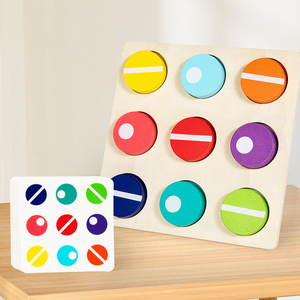 Nouveau jeu <span class=keywords><strong>de</strong></span> <span class=keywords><strong>société</strong></span> en bois 2026 pour enfants : Twister, casse-tête logique, jeu <span class=keywords><strong>de</strong></span> correspondance <span class=keywords><strong>des</strong></span> formes et <span class=keywords><strong>des</strong></span> couleurs avec cartes - Product Image 3