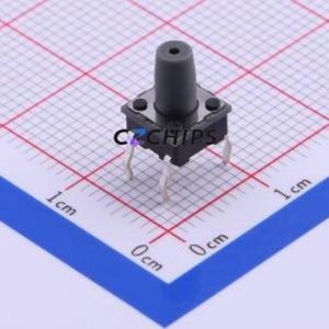 SKQJAKA010 Tactile Switch Through hole-4P,6.6x6.6mm Switch Single Pole Single Throw Round Button Through Hole 6.6mm - Product Image 1