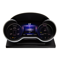 Panel Instrumen LCD Digital untuk Mobil Benz ML GL G-Class GLE GLS 2012-2019 W166 W463 Speedometer Kokpit Virtual