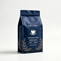 Sacs d'emballage personnalisés en gros pour café et aliments pour animaux de compagnie 250g 500g avec valve de dégazage unidirectionnelle pour le stockage