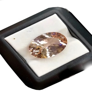 <span class=keywords><strong>Pietra</strong></span> tagliata ovale sfaccettata <span class=keywords><strong>Morganite</strong></span> pesca per gioielli che fanno qualità 3A dalla varietà di <span class=keywords><strong>pietra</strong></span> - Product Image 1