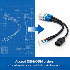 Özel Otomotiv Kablo Demeti ve Motor Kablo Demeti, Evrensel Araç Elektrik Projeleri için Bakır İletkenli - Product Image 5