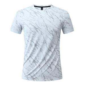 Camiseta Deportiva de Gran Tamaño de Secado Rápido con Estampado, Ropa Deportiva <span class=keywords><strong>para</strong></span> Hombre, Cuello Redondo, Camiseta Deportiva de Manga Corta <span class=keywords><strong>para</strong></span> Hombre - Product Image 6
