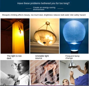 Fournisseur en gros de lampes à économie d'énergie super lumineuses de grande puissance 45w-105w, de taille moyenne et grande, 4U, trois couleurs primaires - Product Image 5