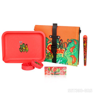 Grs GORILLA đa chức năng thuốc lá khay Set bao gồm thuốc lá Máy xay + thuốc lá khay + giấy cuộn - Product Image 2