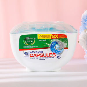 Cápsulas de Lavandería JIETI, 30 Unidades, Limpieza Profunda, Antibacterianas, Fragancia Duradera para Lavado Automático en Máquina - Product Image 2