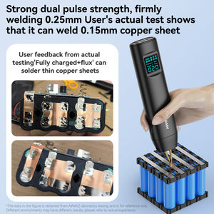 Awithz taşınabilir el pil nokta kaynakçı 90 dişli 2M nikel ile 18650 kaynak demir paslanmaz çelik için ayarlanabilir - Product Image 4