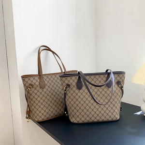 Bolso Tote de PU para Dama, a la Moda. Con diseño de patrón geométrico. Bolso de Diseñador.436 - Product Image 6