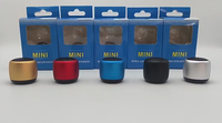 Altavoz Portátil Mini de Aleación Metálica de Fábrica, Emparejamiento Estéreo TWS, 6 Colores Opcionales, Logotipo Personalizado, Regalo Promocional
