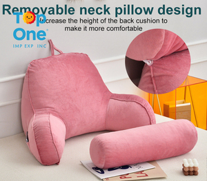 Top One Extra Large Kids Adult Bed Rest Cojín de apoyo para la espalda Almohada de lectura con soporte para brazos - Product Image 2