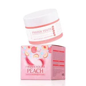 Wholesale Natural Cosmetics Beauty Products Peach Extract Cooling Sensation Moisturizing Daily Face Cream for Daily Use