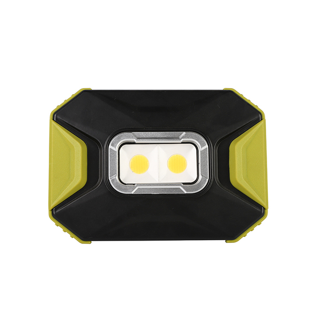 RECHARGEABLE 2000 LUMEN COMPACT WORK LIGHT,COB LED Provides with 120° Flood Light