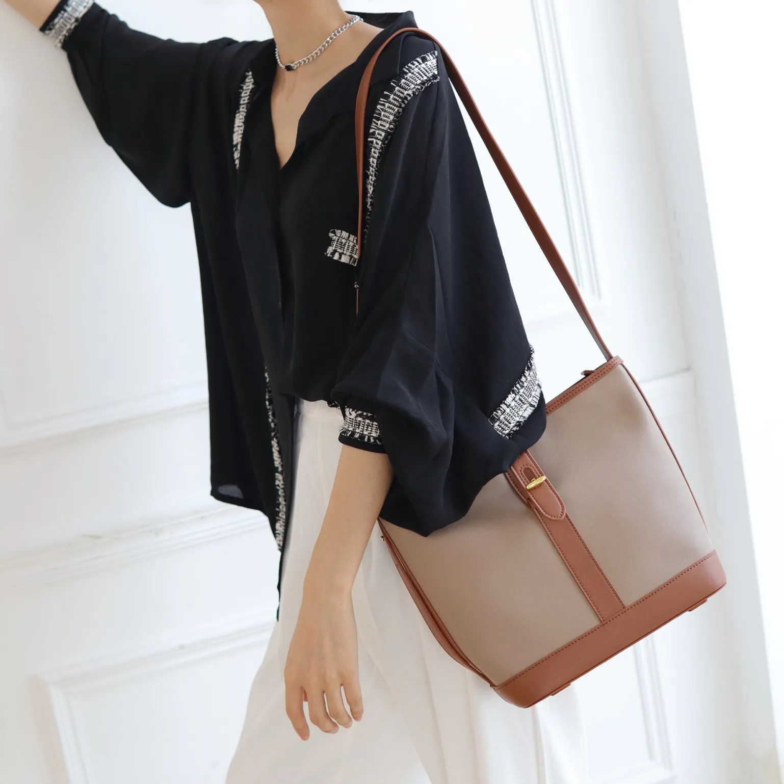 women leather handbags and purses with candy ring simple cross body bamboo bags women handbag