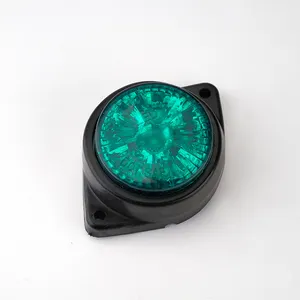 Round Shape Side Marker Decoration Light 12V-24V 1.2W 6LED Signal Light For Truck Trailer Van Car Motorcycle Boat