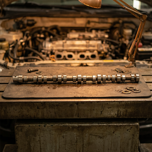 Set di Sottobicchieri in Legno Stile Classico, Spessore 5mm, Design Floreale, con Supporto in Metallo Rustico, Nuovi - Product Image 1